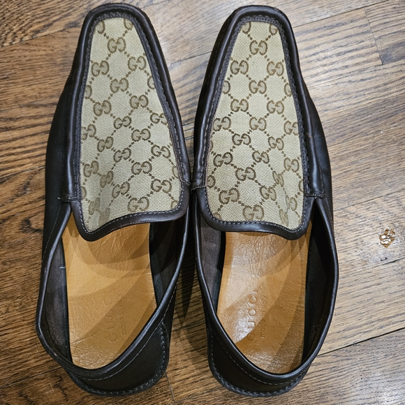 Gucci Other - Gucci Men's Brown Guccisima Loafers